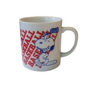 Vintage Snoopy Baseball Mug 1958
